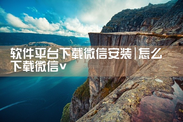 软件平台下载微信安装