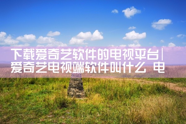 下载爱奇艺软件的电视平台